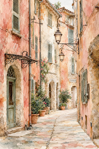 Frans Straatje – Romantic Pink and Terracotta