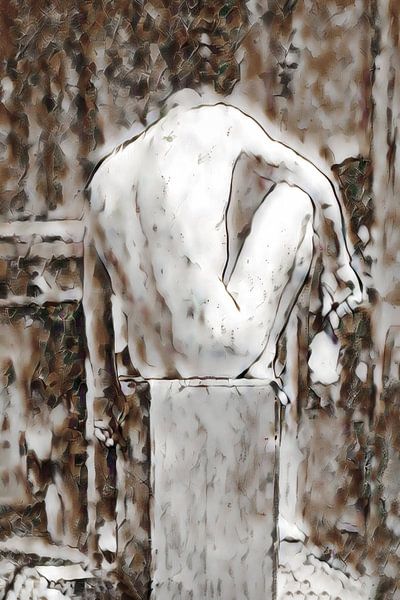 Étude d'un nu dans des tons chauds d'automne par Affect Fotografie
