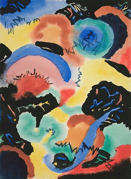 Fritz Stuckenberg - Vormen (1922) van Peter Balan
