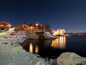 Abendliche Besinnung in Svolvaer von Ken Costers