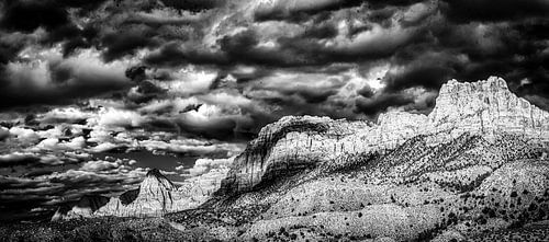 Panorama du parc national de Zion aux États-Unis sur Dieter Walther