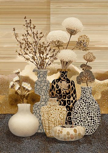 Elegant Flower Arrangement by Eye catching paintings