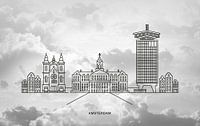 Amsterdam Skyline Wolken