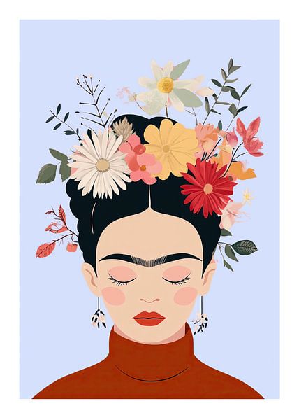 Frida "Light Blue" by Niklas Maximilian