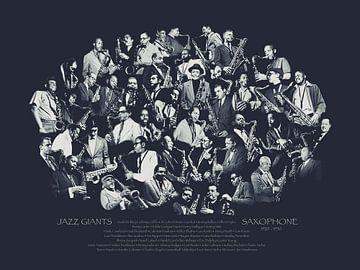 JAZZ Saxofoon 1920-1950 van Borgo San Bernardo