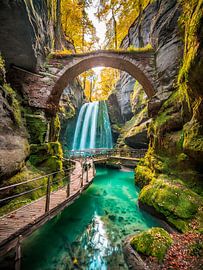 Landscape with mountains