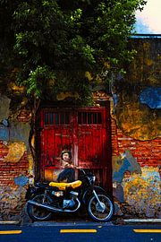 My Bike and The Boy on the Wall by Truckpowerr