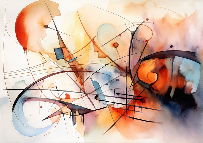 Modern Abstrakt 222998 von Abstraktes Gemälde