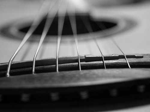 Akoestische gitaar detail