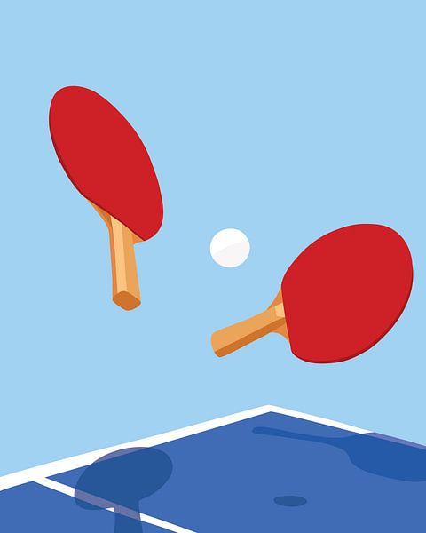 Table tennis ping pong rackets by Studio Miloa