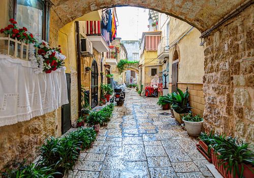 Kleine straatjes in de oude binnenstad