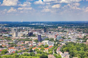 Luchtfoto van het historische centrum van Dortmund van Marc Venema