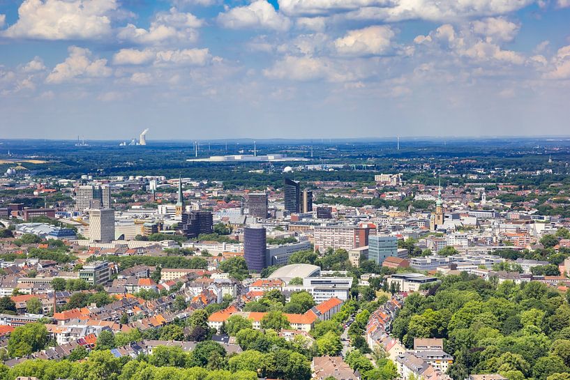 Aerial view of the historic centre of Dortmund by Marc Venema