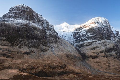 Chaîne de montagnes Three Sisters Glencoe Écosse sur Sonny Vermeer