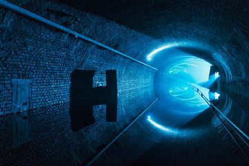 the blue sewer by Dieter Herreman