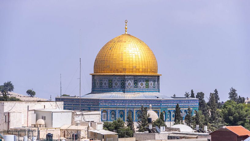 Dome of the Rock in Jeruzalem van Jessica Lokker