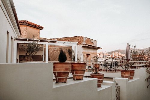 Huis aan de rand van Athene - Warme tinten