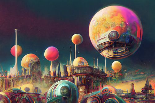 Buitenaardse fantasie, psychedelische dromen en vliegend tuig