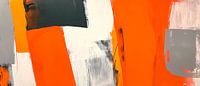 Abstract painting in warm colours by Poster Art Shop thumbnail