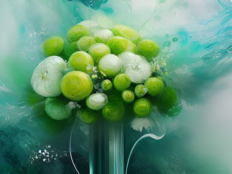 Wasserwelt voller Blumen von Nicolette Vermeulen