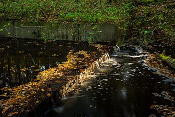 Watercourse in autumn by Martien Hoogebeen Fotografie