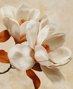Magnolien-Kunst