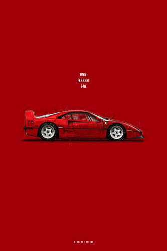 Auto's in Kleuren, Ferrari F40