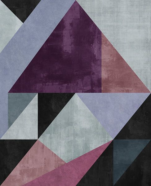 Geometric with Triangles by Angel Estevez