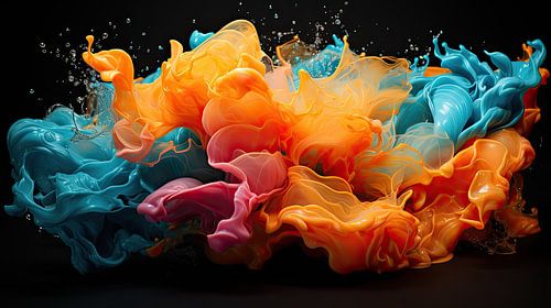 "Kleurrijke botsing"