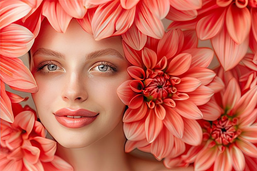 Flower-Power-Porträt von Egon Zitter