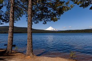 Mount Hood von Lake Timothy, Oregon, Vereinigte Staaten