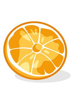 Vector Sinaasappelvruchten Poster van Rizky Dwi Aprianda