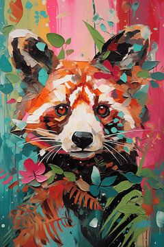 Rode panda van Uncoloredx12