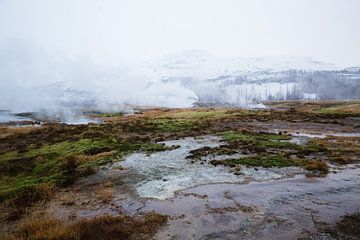 Warmwasserquelle in Island von Nicoline Rodenburg