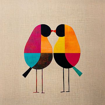 Love birds van Lauri Creates