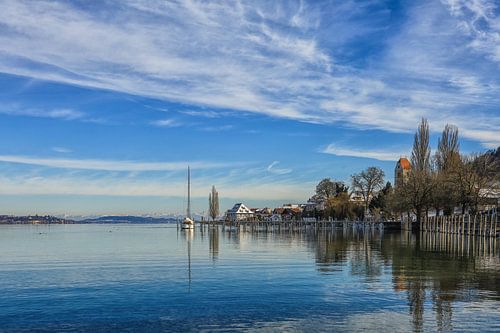 Vue sur Bodman et le lac d'Überlingen - Lac de Constance