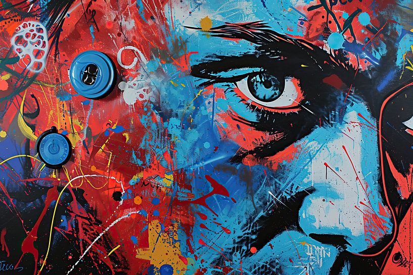 Urban Art Eye | Human Connection von Blickfänger Gemälde