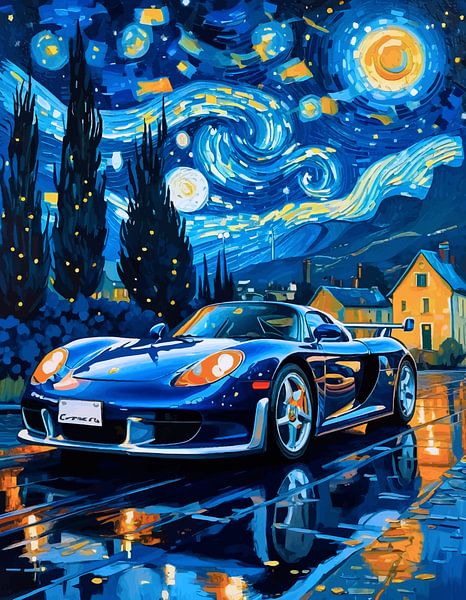 Porsche Carrera Sternennacht von MIROKKU