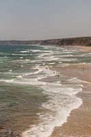 Surfing in the Algarve, Portugal