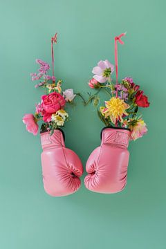 Combat de fleurs et de couleurs sur Poster Art Shop