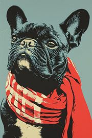 Pop Bulldog Art van De Mooiste Kunst