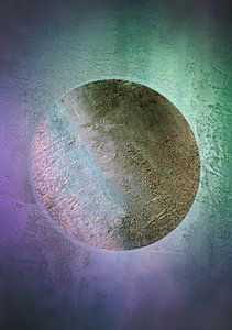 Planet Kreis diffuses Licht