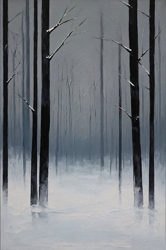 Winters bos