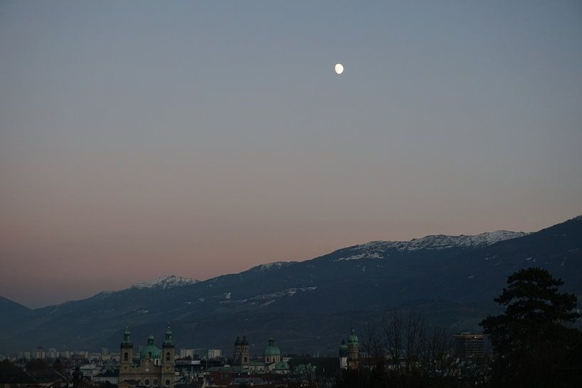 Coucher de soleil à Innsbruck, Tyrol (Autriche) par Kelly Alblas