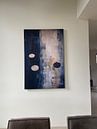Customer photo: Three circles, minimalist wall decoration by Art & Soul Creations
