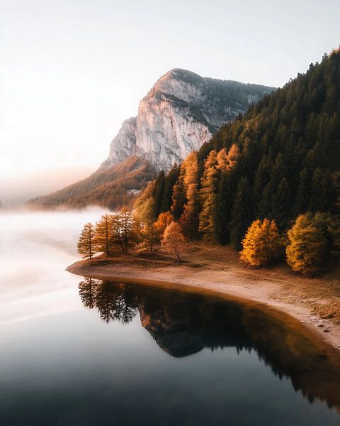 Poëtische stilte van fernlichtsicht