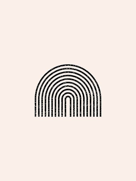 Retro 1920s vintage geometric shape in Bauhaus style. no.10 by Dina Dankers