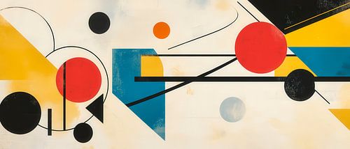 Abstract geometric composition