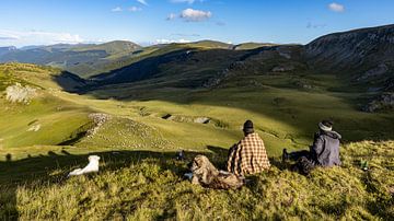 Les bergers dans les Carpates sur Roland Brack
