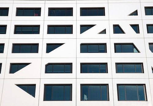 Ramen van een abstract kantoor gebouw